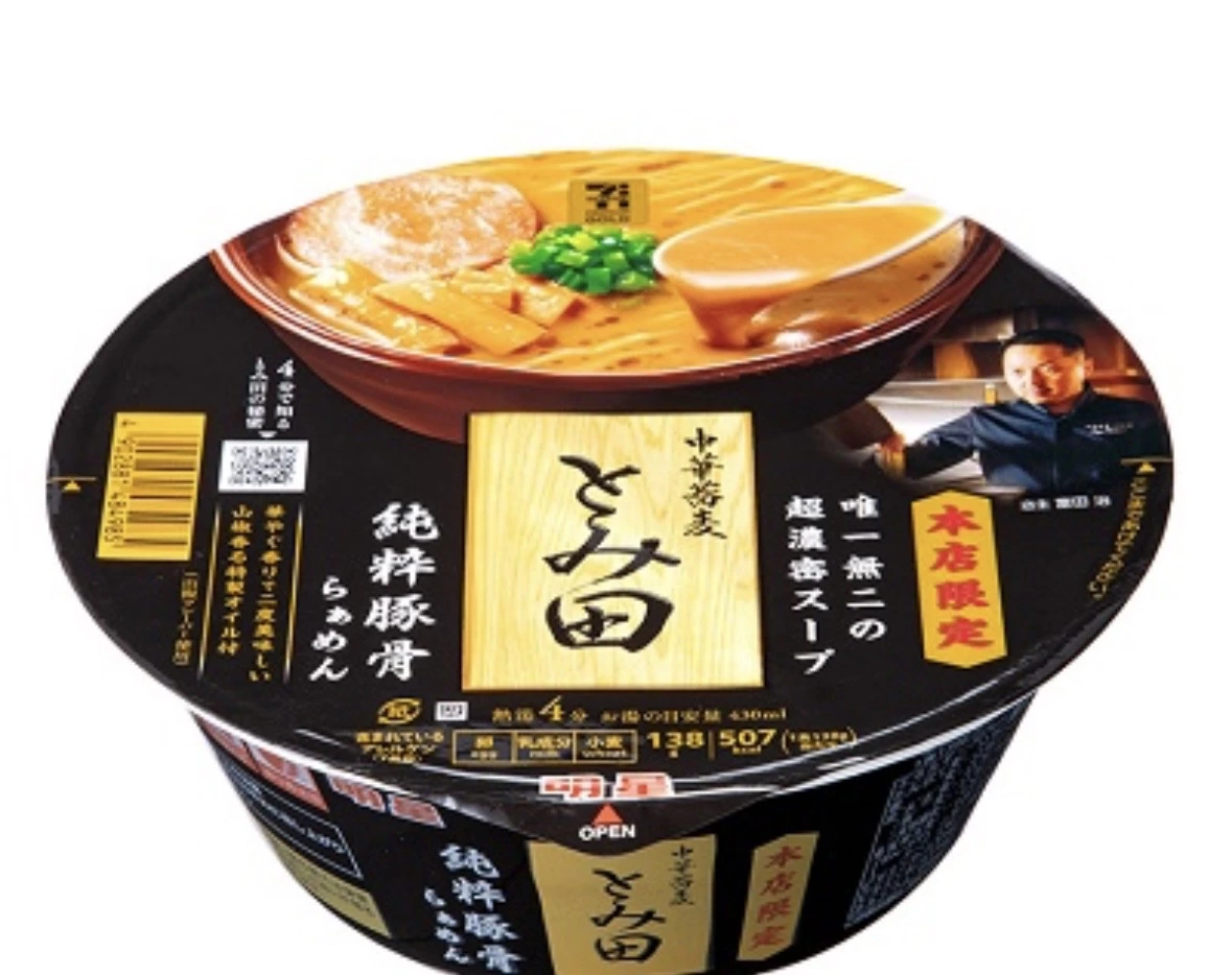 7-11 Gold 中華蕎麦 とみ田 純粹豚骨拉麵