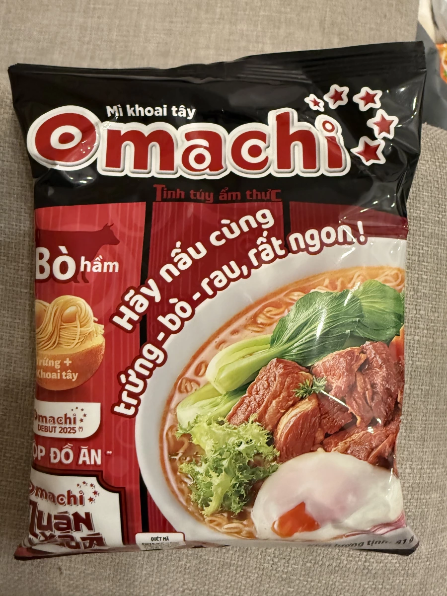 Omachi 越南馬鈴薯泡麵（燉牛肉口味）