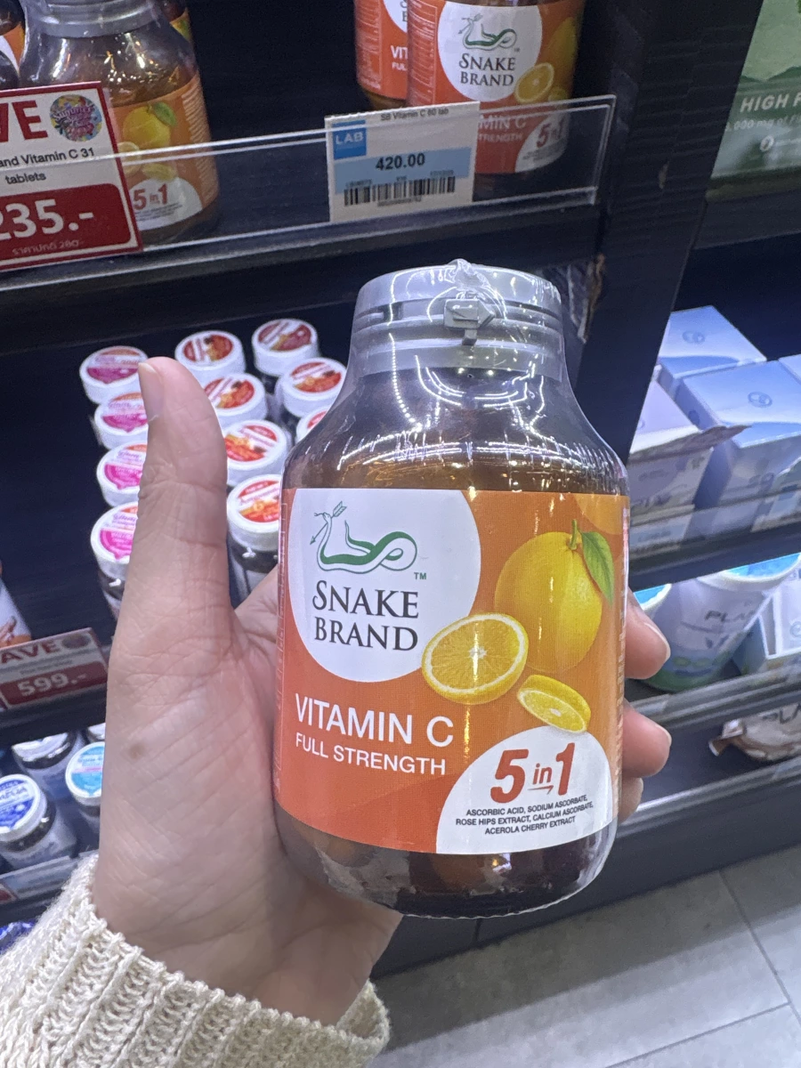 SNAKE BRAND 維他命 C 5合1 營養錠
