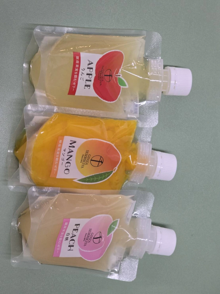 銀座千疋屋 飲用果凍 (蘋果口味)、銀座千疋屋 飲用果凍 (芒果口味)等