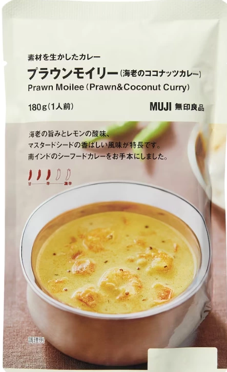 MUJI 無印良品 蝦肉椰奶咖哩調理包