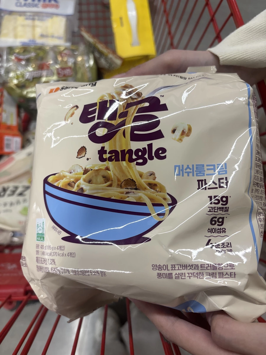 Samyang Tangle 蘑菇奶油義大利麵