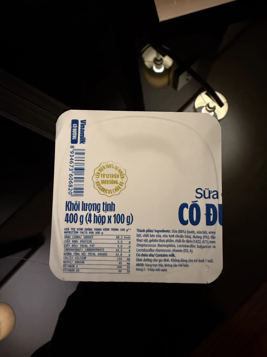Vinamilk 加糖優格