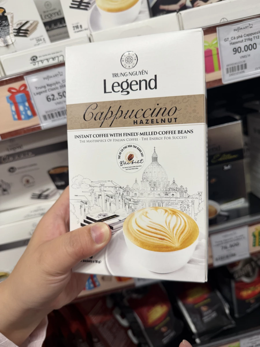 中原咖啡 Legend 榛果卡布奇諾即溶咖啡