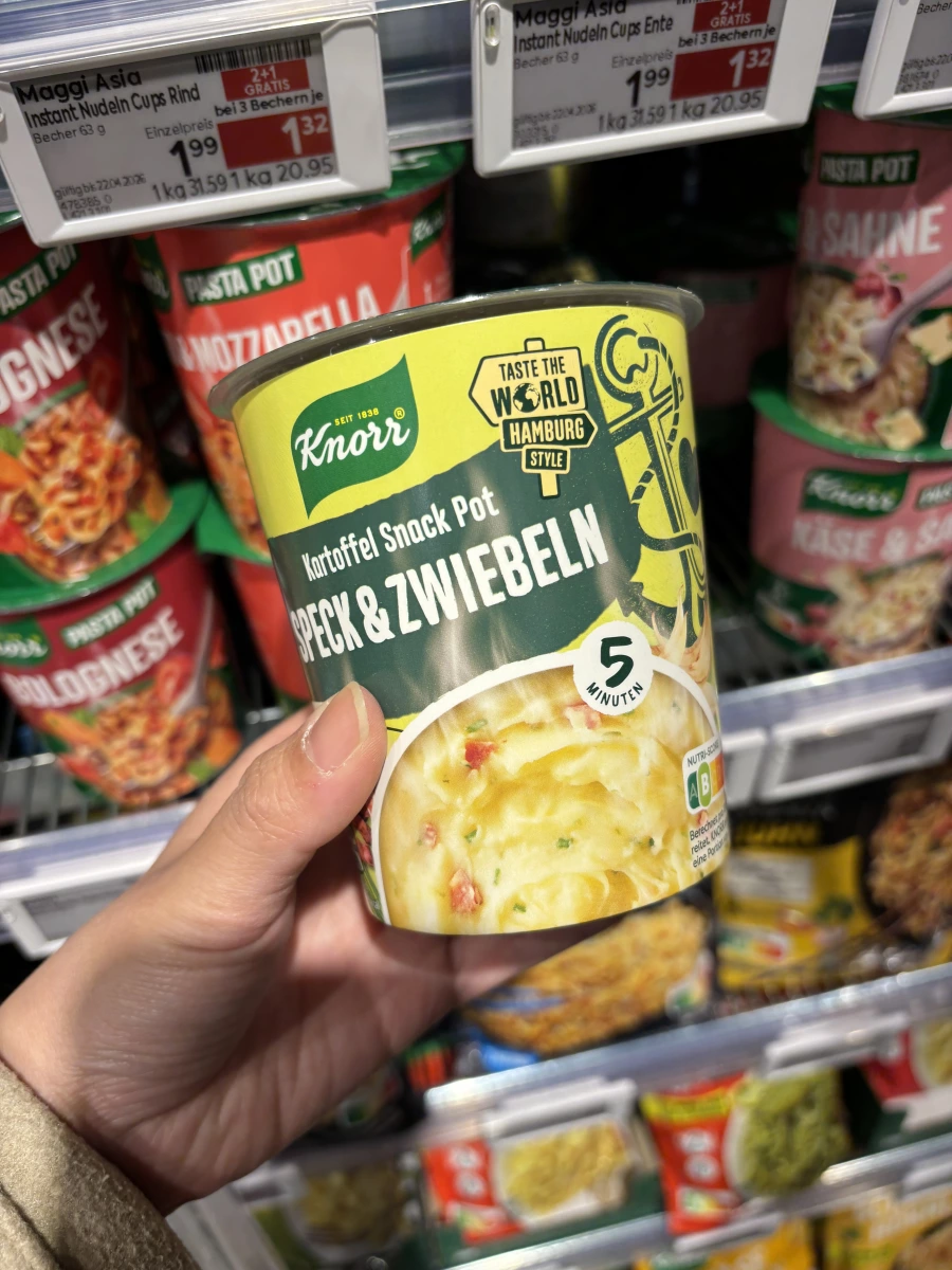 Knorr 康寶馬鈴薯點心杯（培根洋蔥口味）