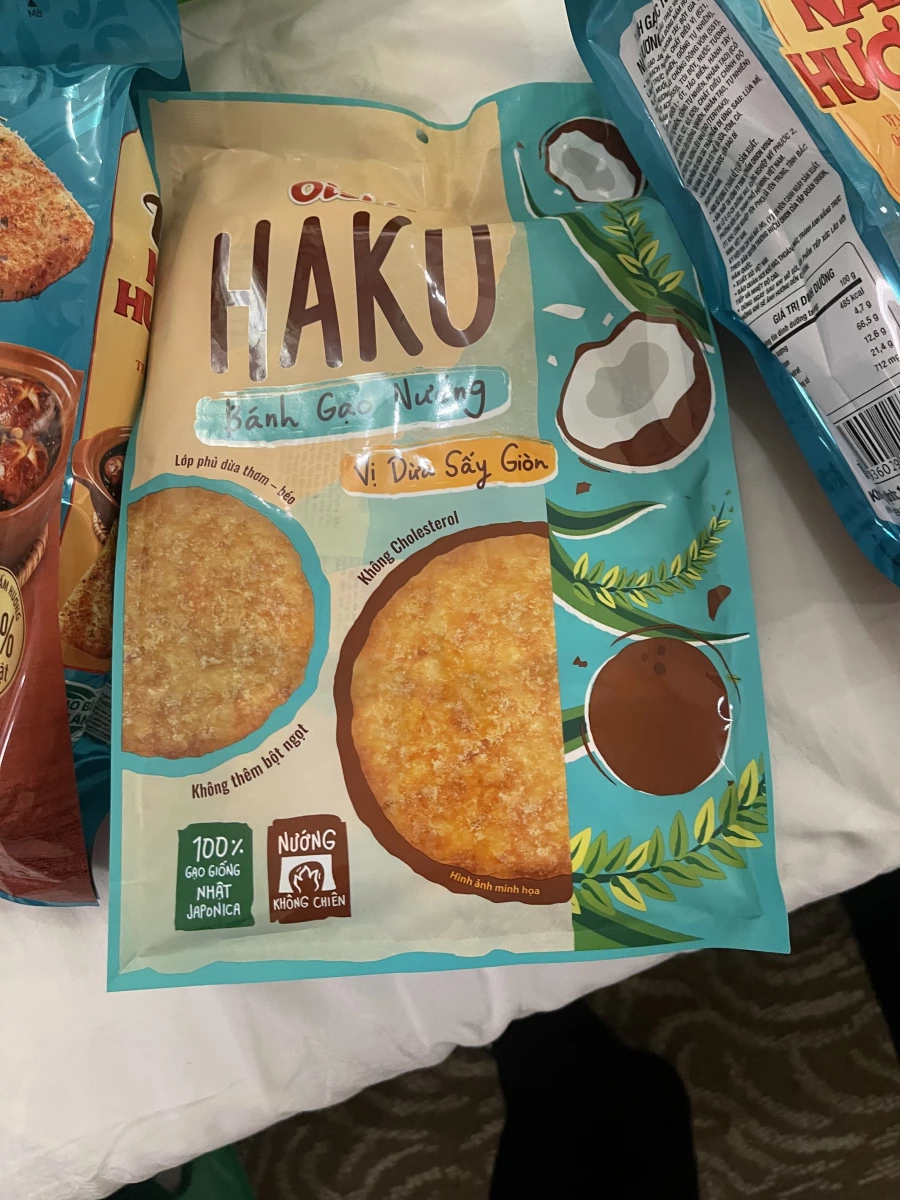 Oishi Haku 烤米餅（脆皮椰子味）