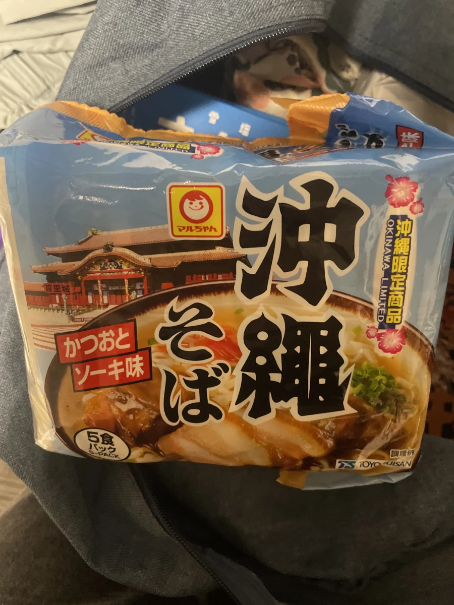 東洋水產 マルちゃん 沖繩限定蕎麥麵 (5入袋裝)