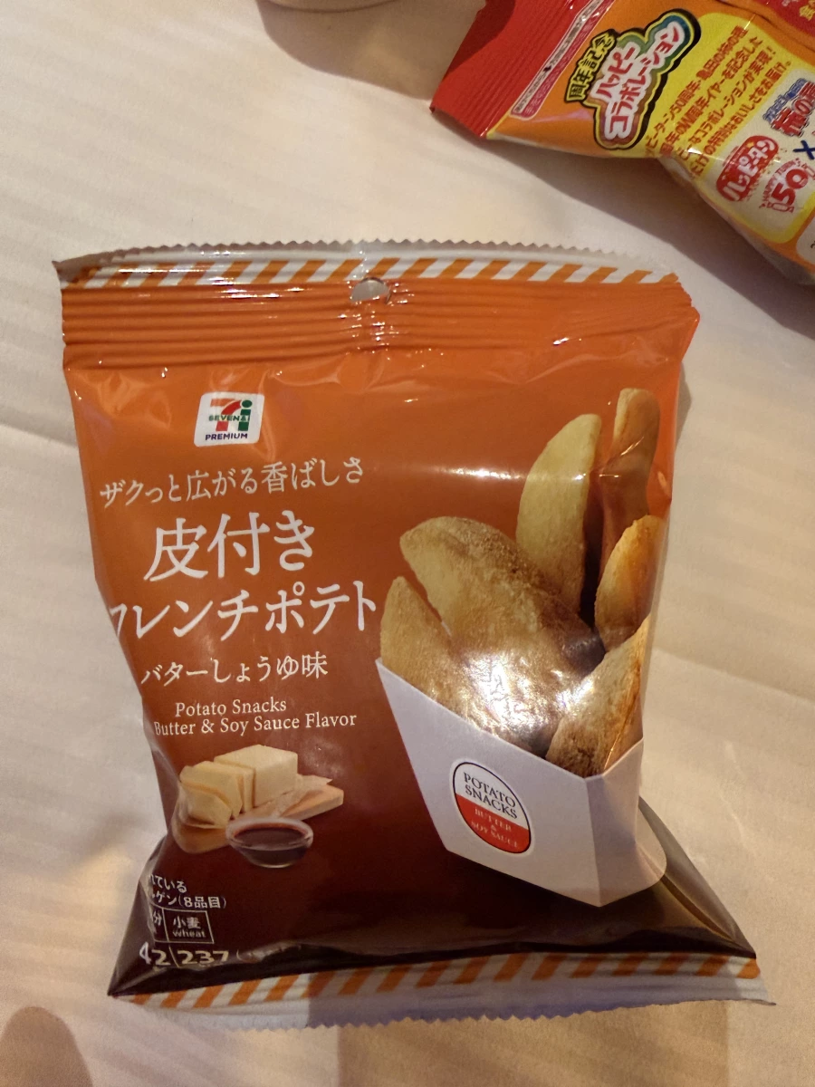7-Eleven Premium 帶皮薯條餅乾（奶油醬油味）