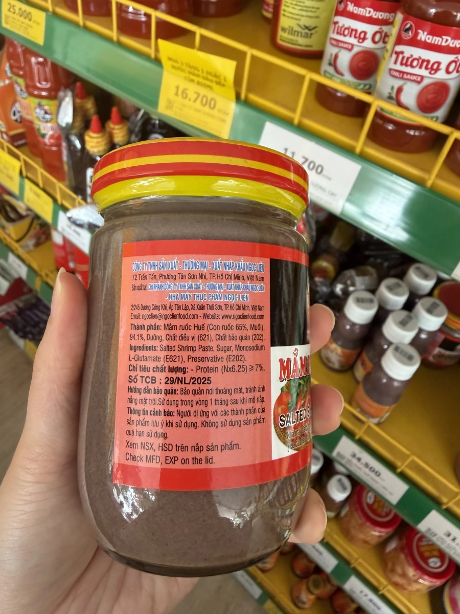 Ngoc Lien 越南蝦醬 (Salted Shrimp Paste)