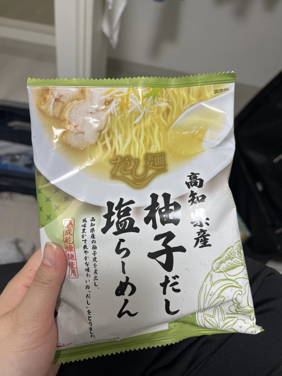 國分tabete高知縣產柚子高湯鹽味拉麵