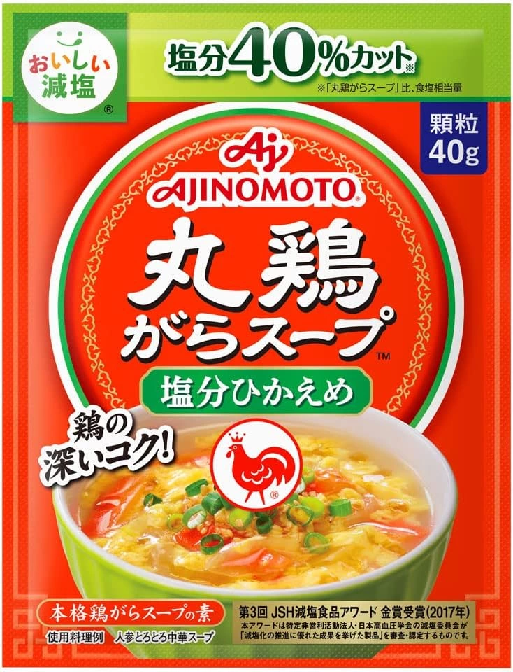 味之素 (AJINOMOTO) 丸雞高湯粉 (減鹽)