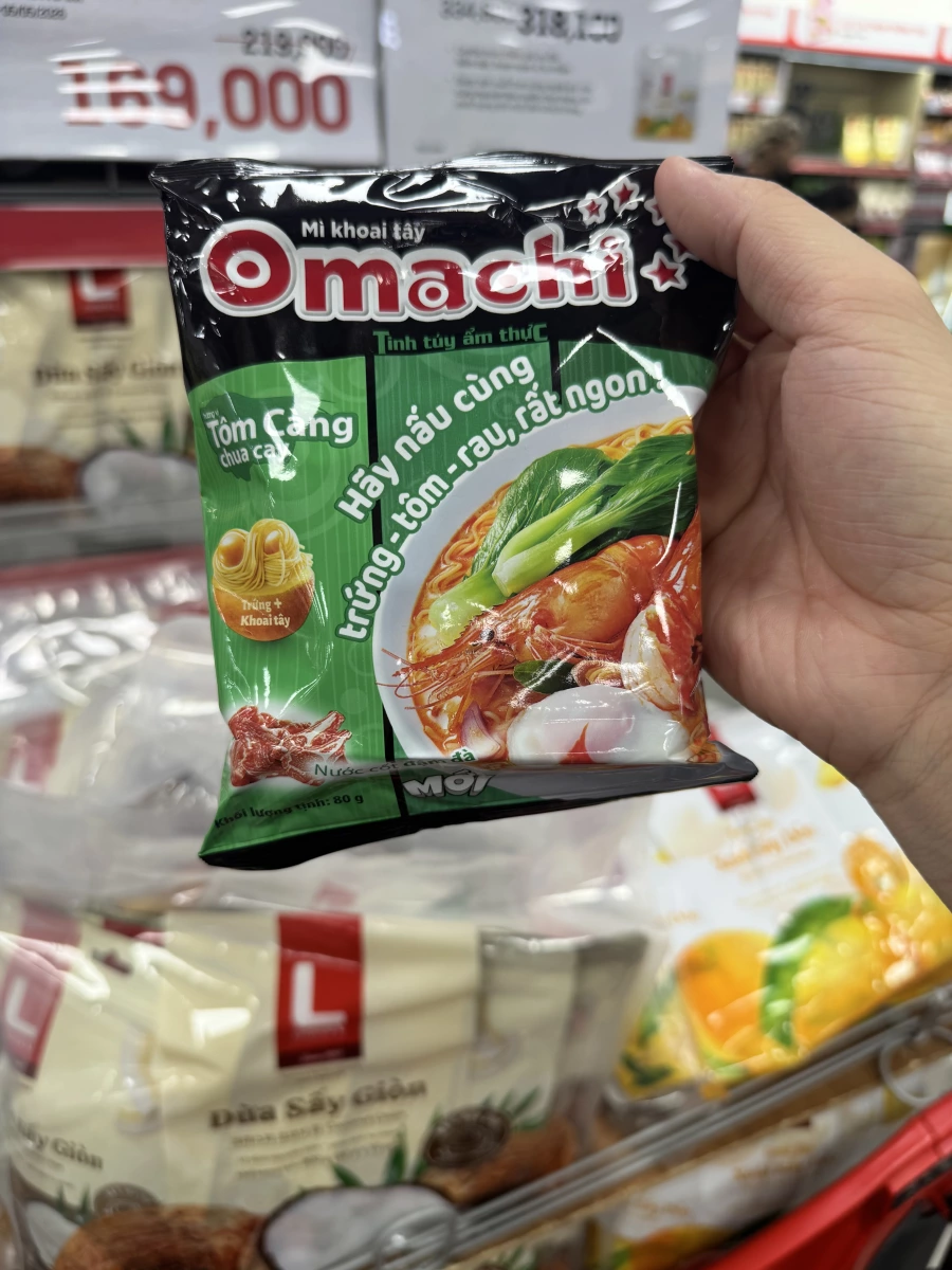Omachi 越南酸辣大蝦風味泡麵