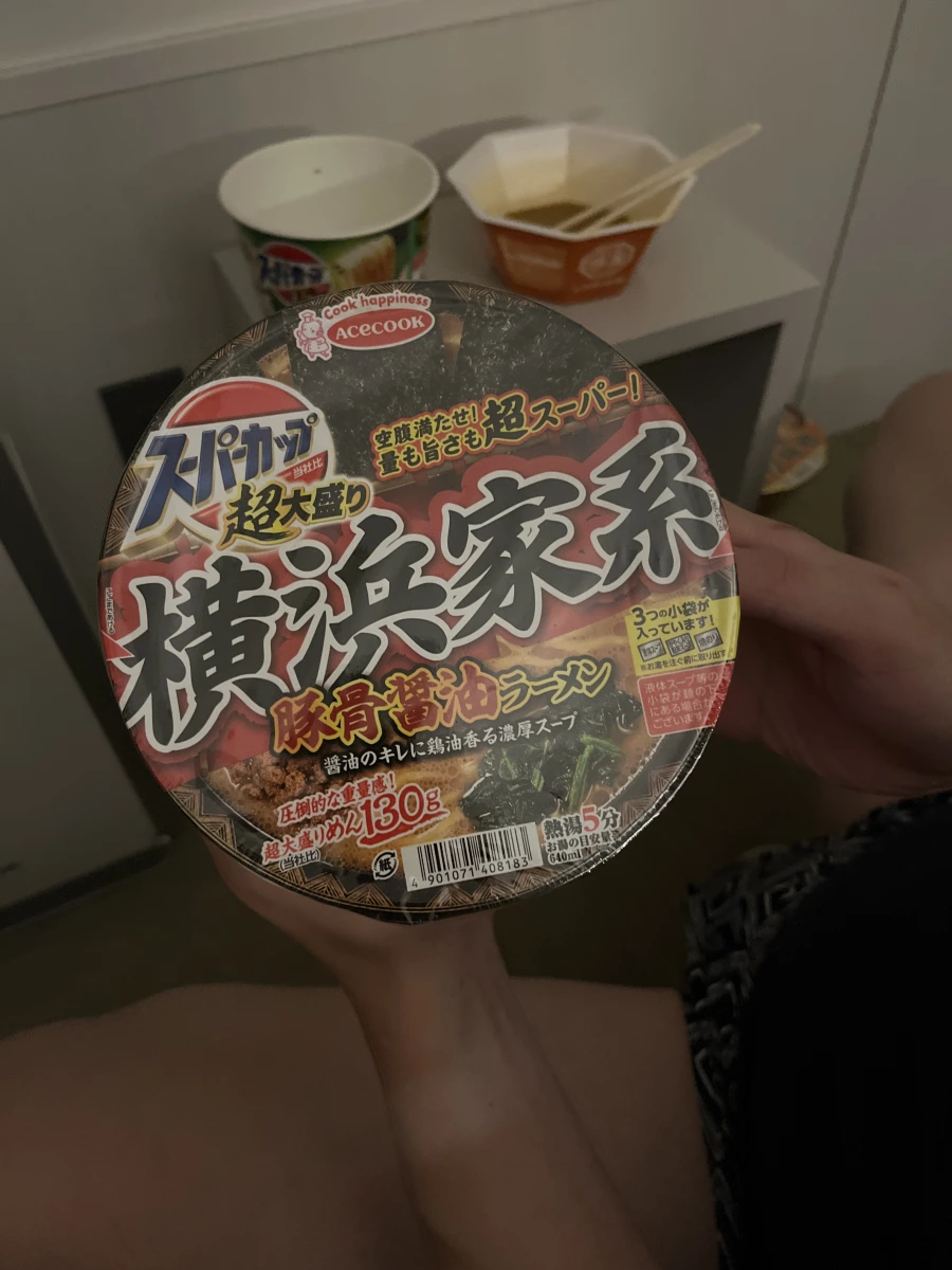 Acecook Super Cup 橫濱家系豚骨醬油拉麵