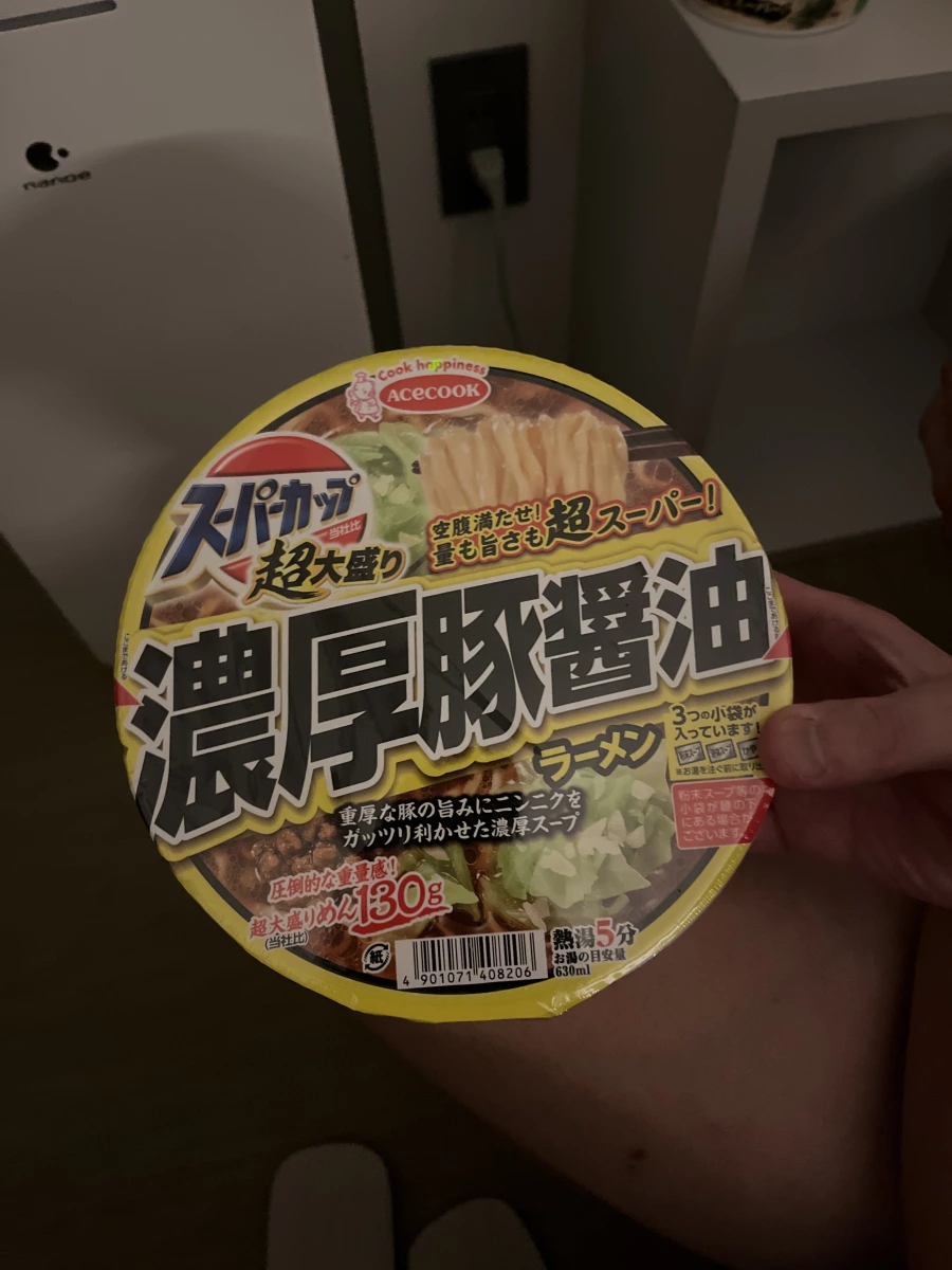 Acecook Super Cup 濃厚豚醬油拉麵