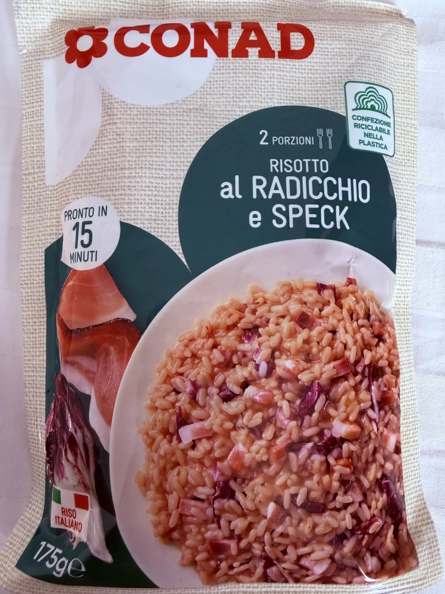 CONAD 紅菊苣煙燻火腿即食燉飯 (Risotto al Radicchio e Speck)
