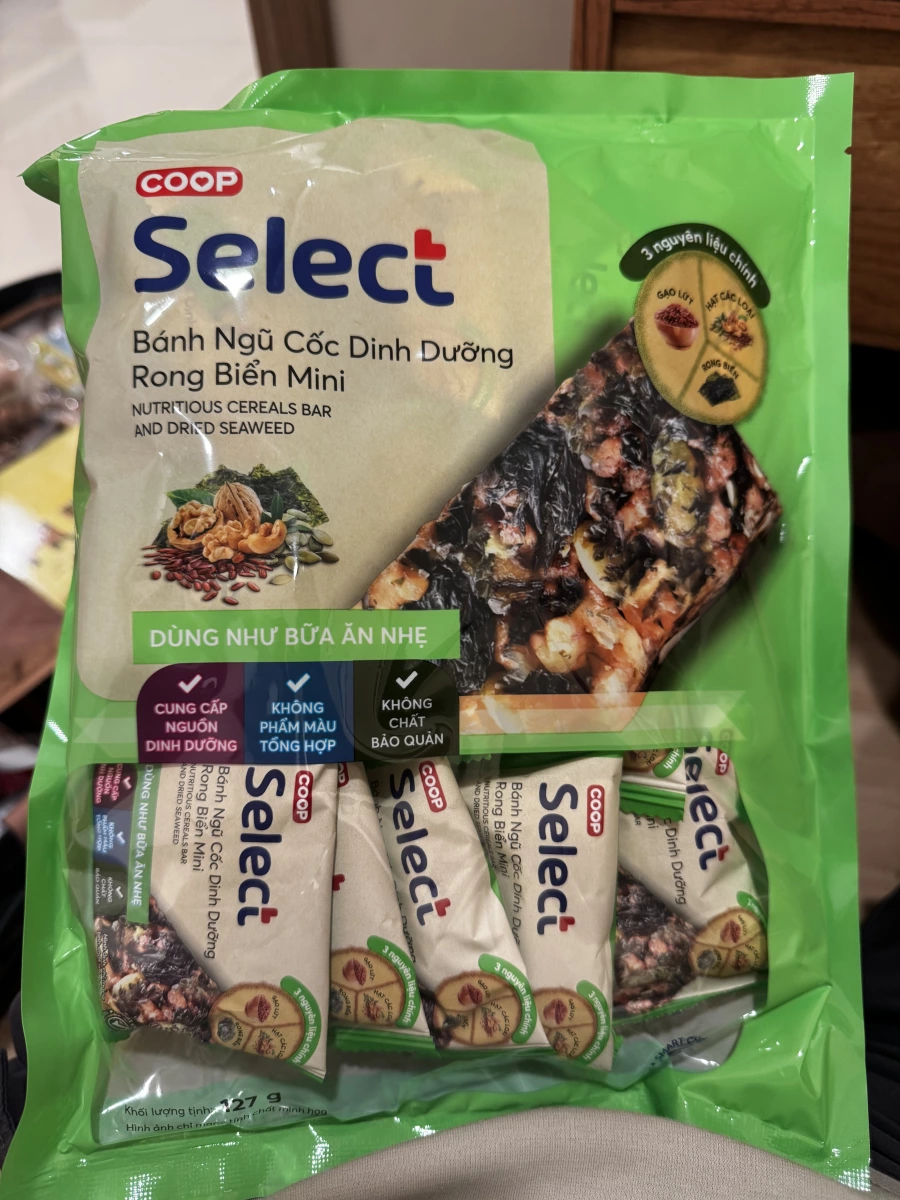 COOP Select 營養穀物海苔能量棒