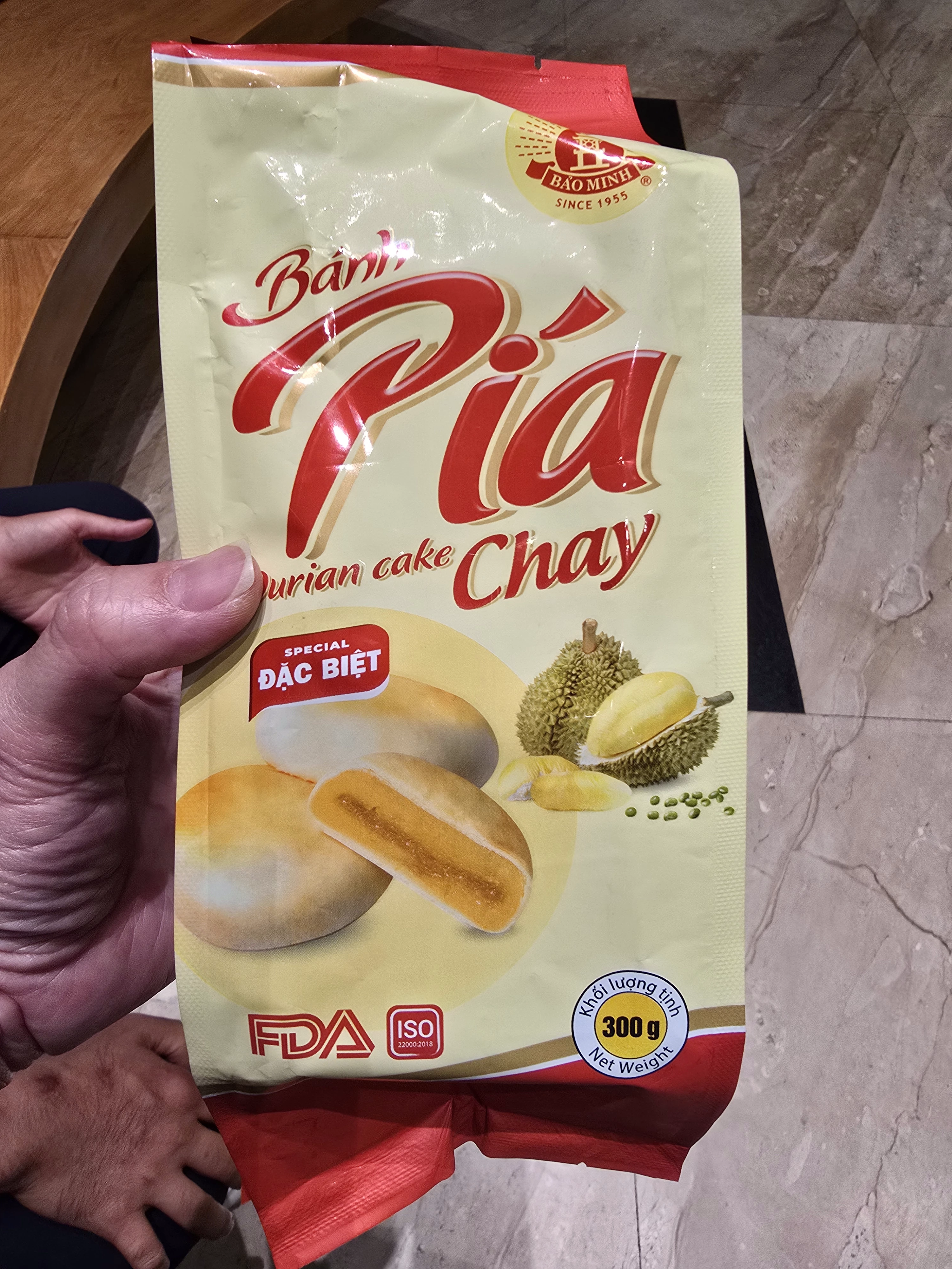 Bảo Minh 越南素食榴槤餅 (Bánh Pía Chay)