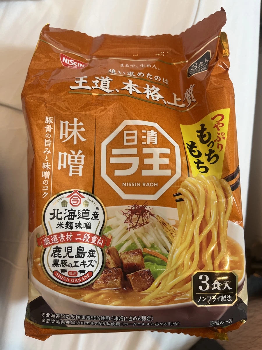 日清ラ王味噌口味袋裝麵