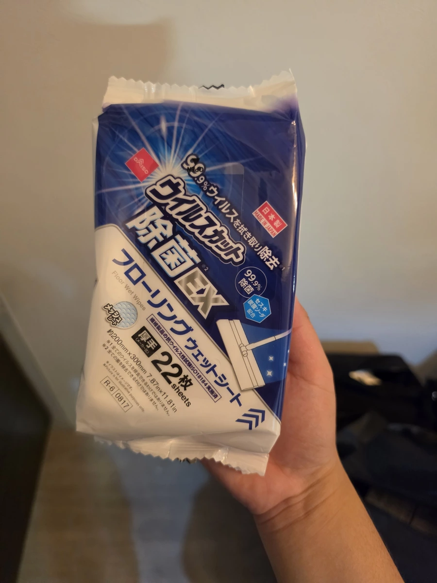 DAISO 大創地板除菌濕紙巾 (22枚入)