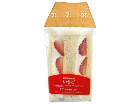 日本 7-Eleven 草莓鮮奶油三明治