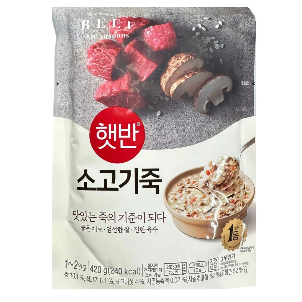 CJ Hetbahn 牛肉香菇粥