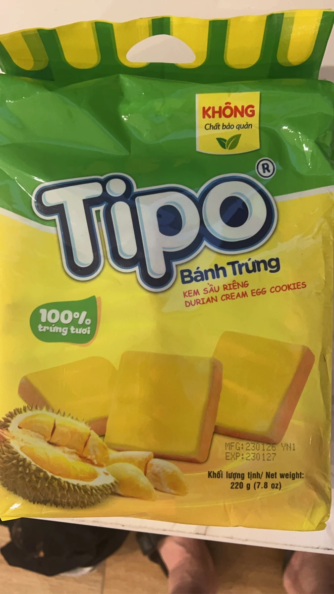 Tipo 榴槤奶油蛋酥餅乾