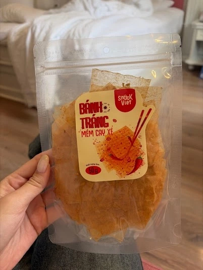 越南 Snack Viet 辣味軟米紙 (Bánh Tráng Mềm Cay Xé)