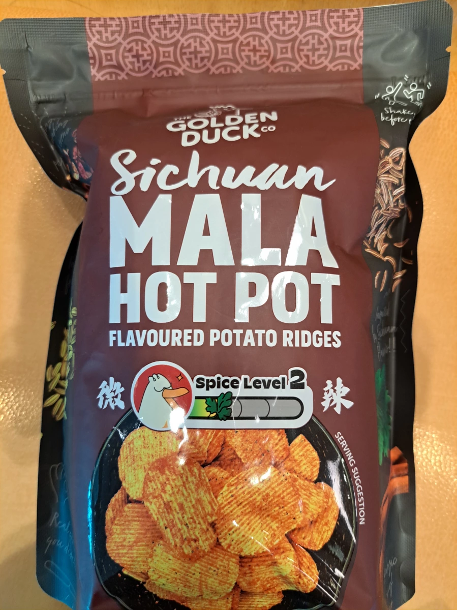 金鴨四川麻辣火鍋味波浪薯片