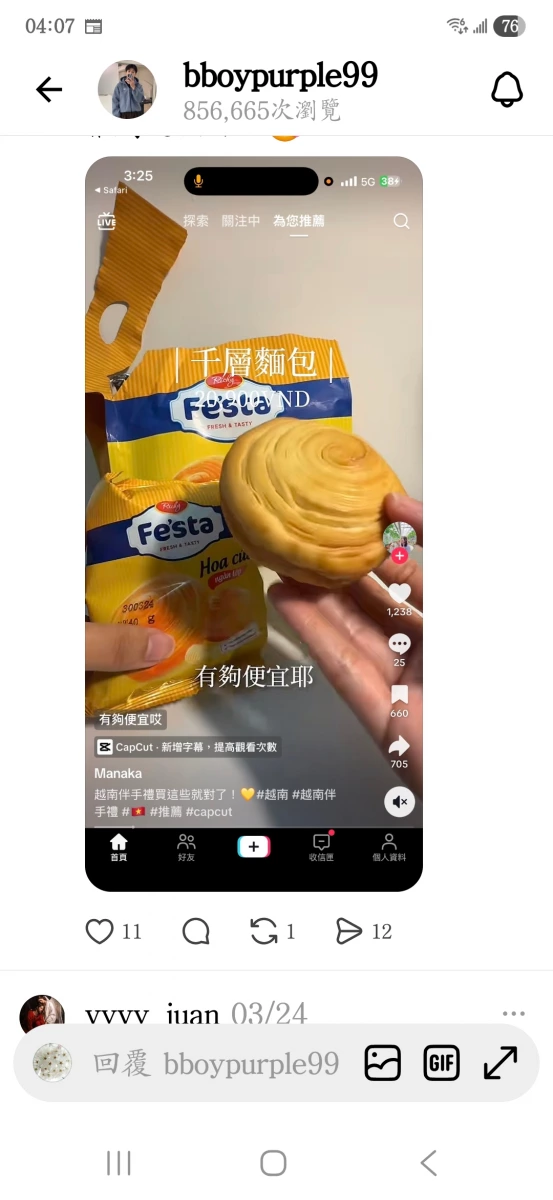 Richy Festa 越南千層麵包