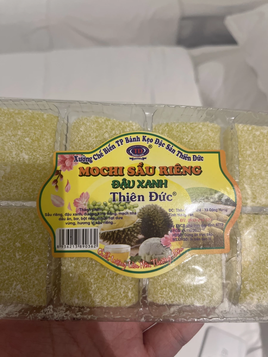 Thiên Đức 榴槤綠豆麻糬