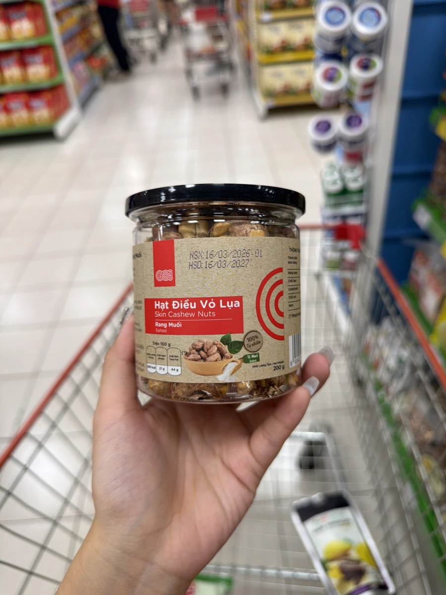 GO! 帶皮鹽焗腰果