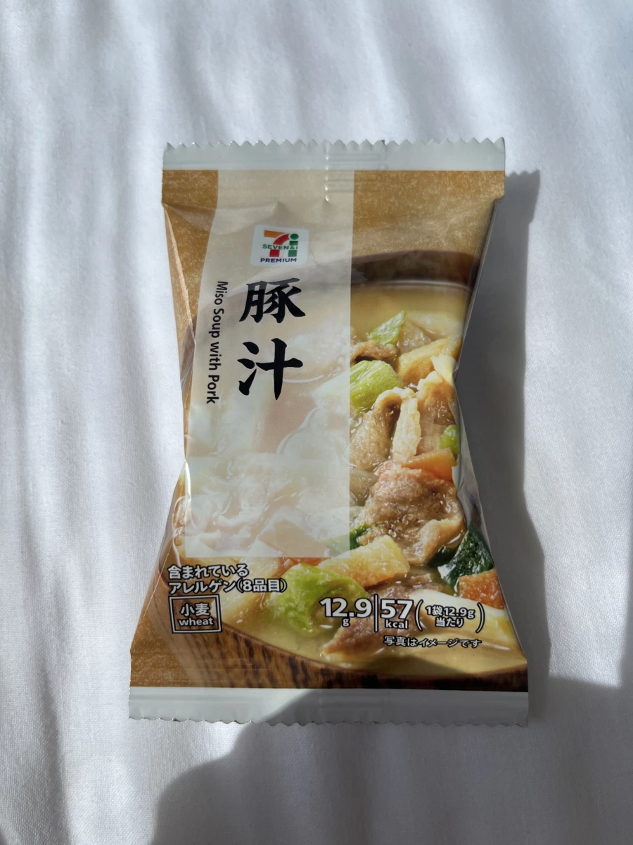 7-Eleven Premium 豚汁 (即食豬肉味噌湯包)