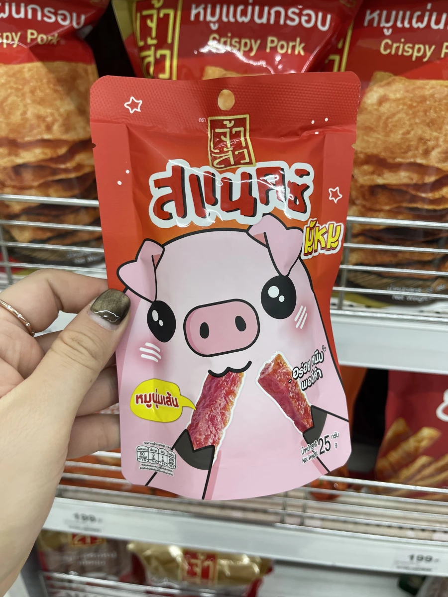 泰國 Chao Sua 豬肉乾 (Moo Noom Sen)