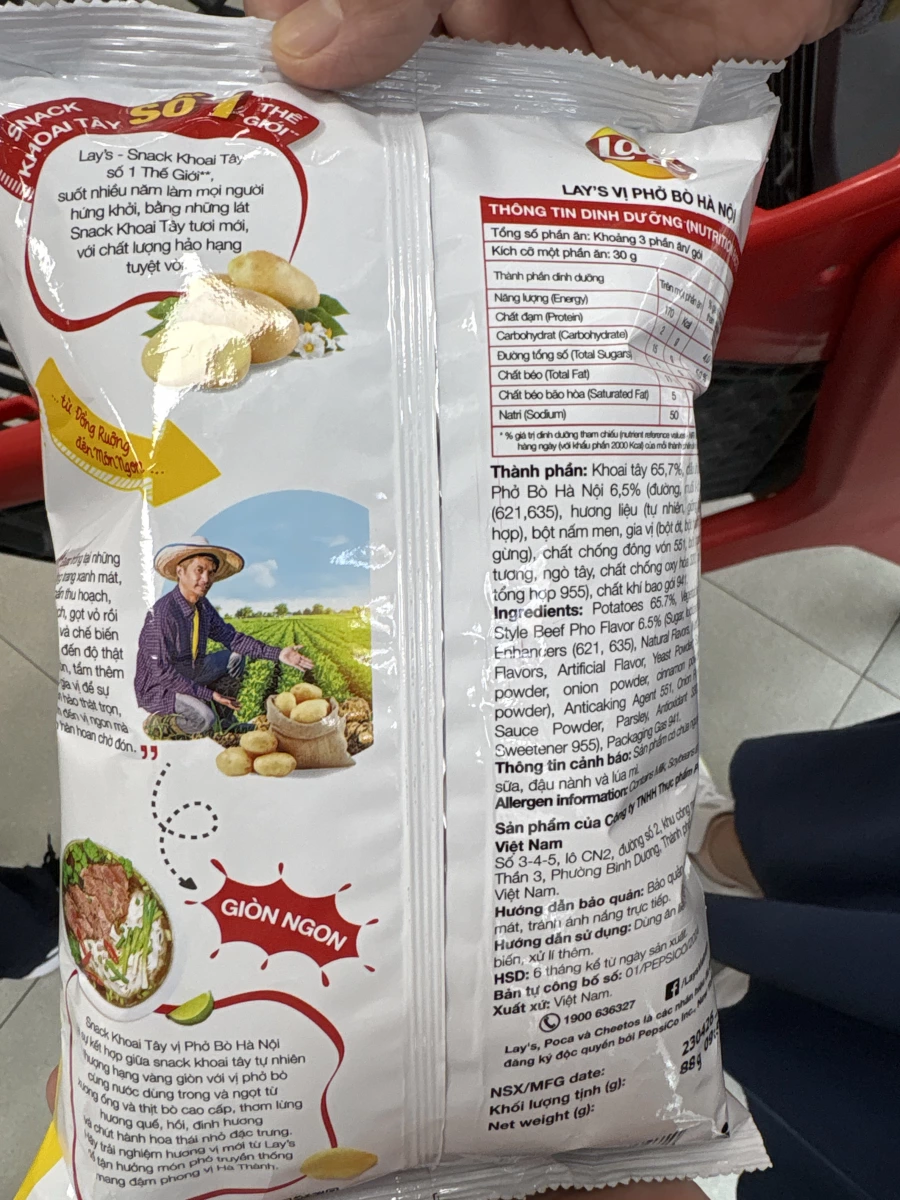 樂事 Lay's 河內牛肉河粉口味洋芋片