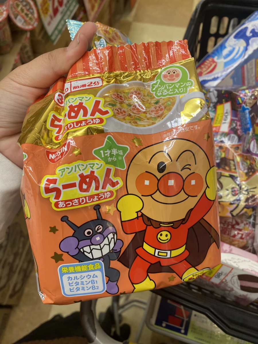 日清麵包超人拉麵（清爽醬油味）