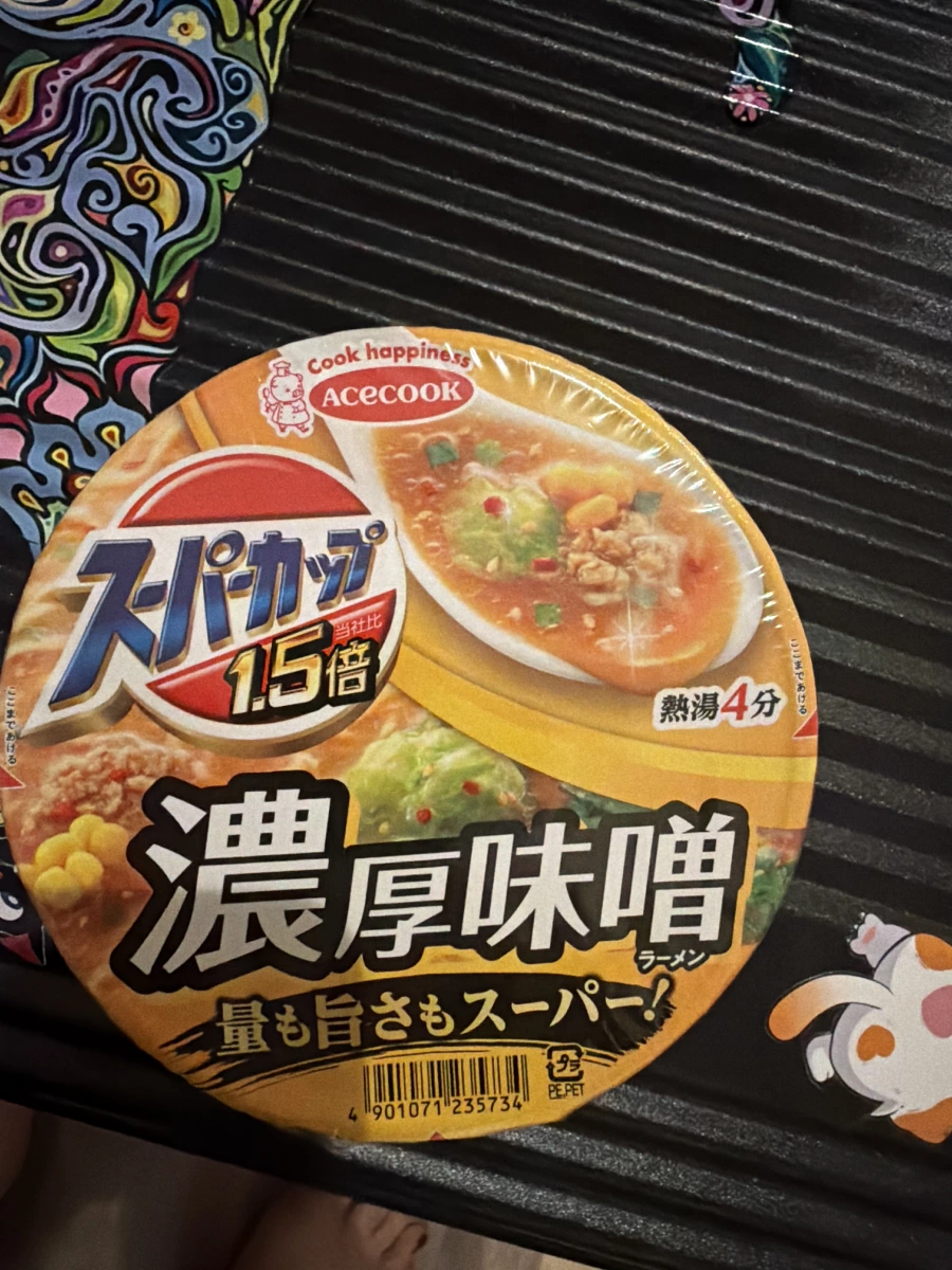 Acecook Super Cup 1.5倍 濃厚味噌拉麵
