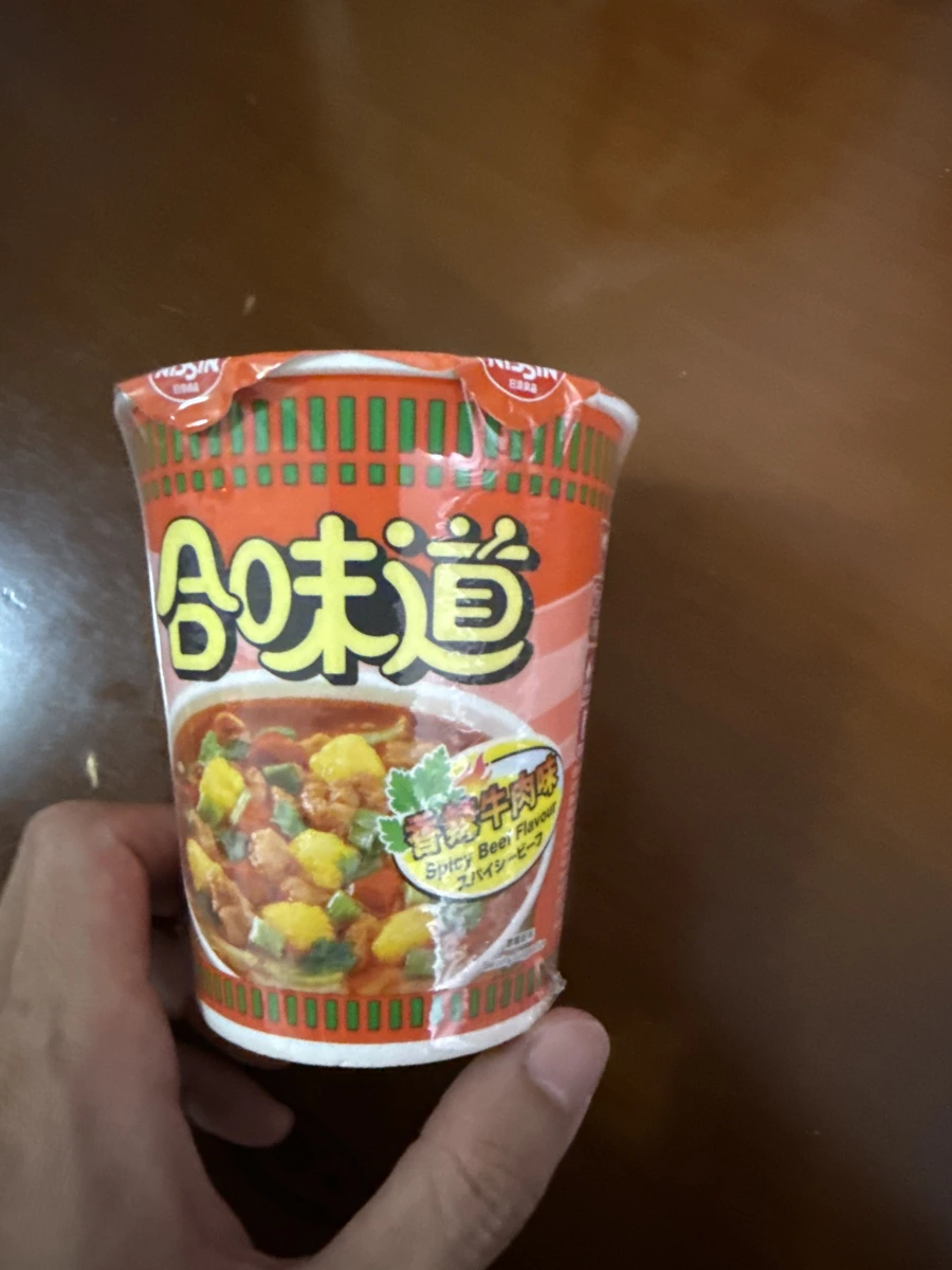 日清合味道杯麵（香辣牛肉味）