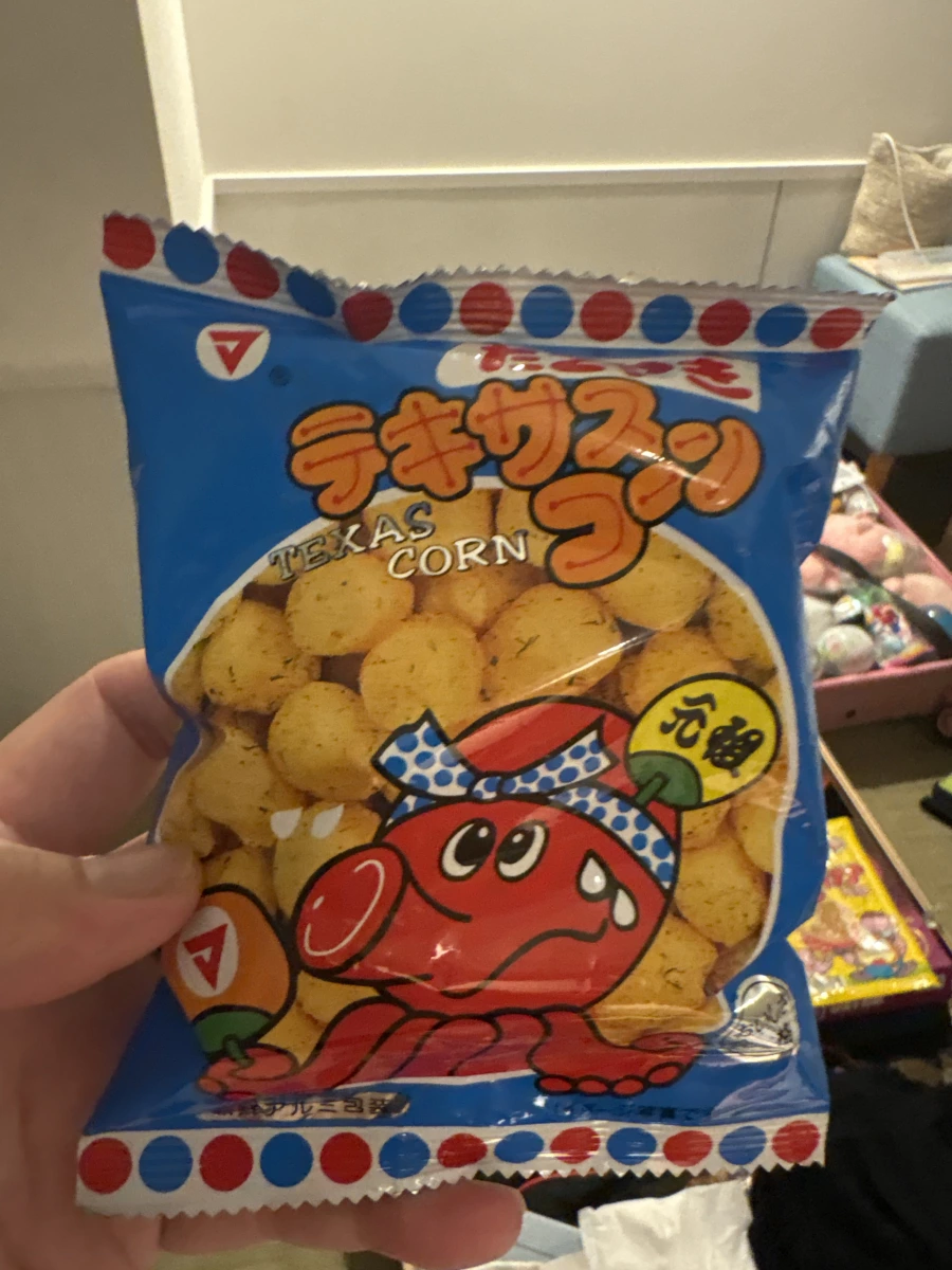 松山製菓 Texas Corn 章魚燒口味玉米球