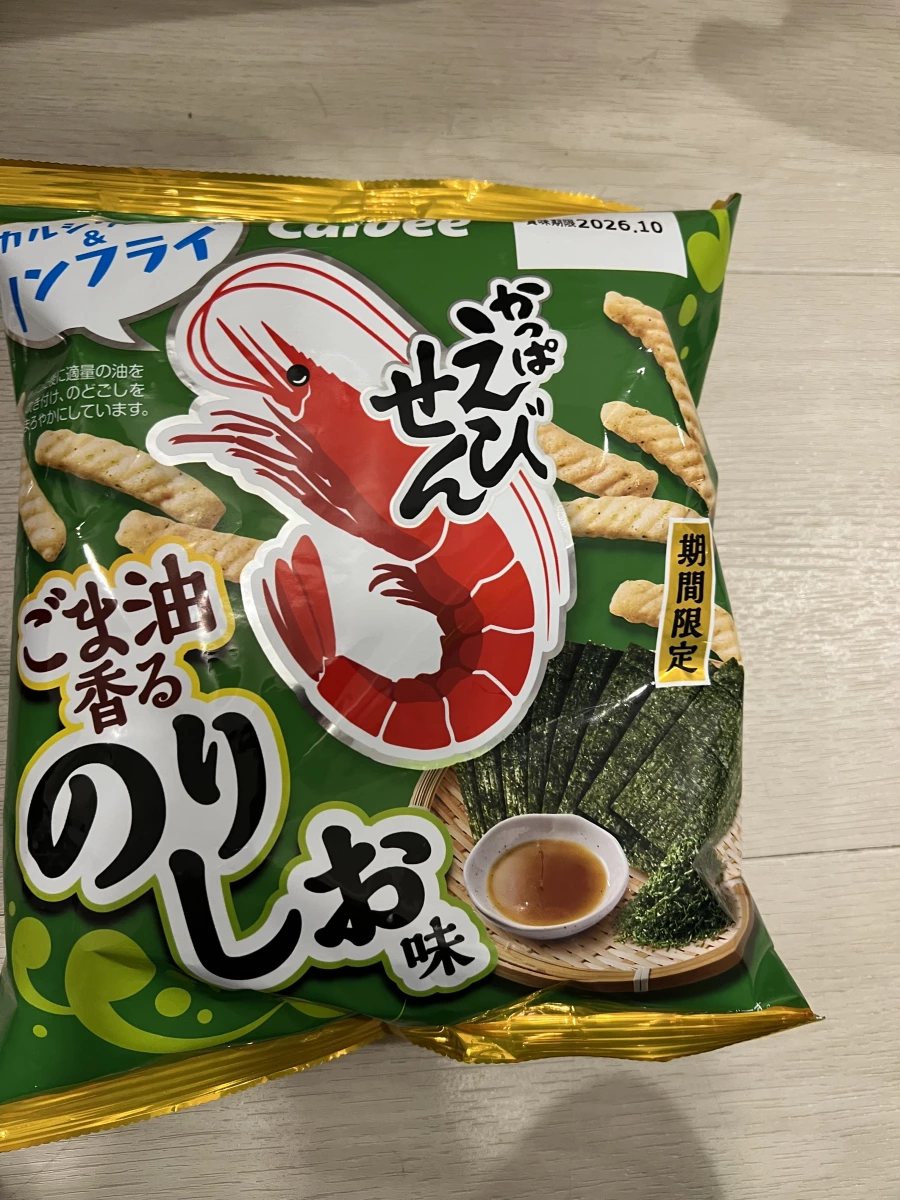 Calbee 蝦條（麻油海苔鹽味）