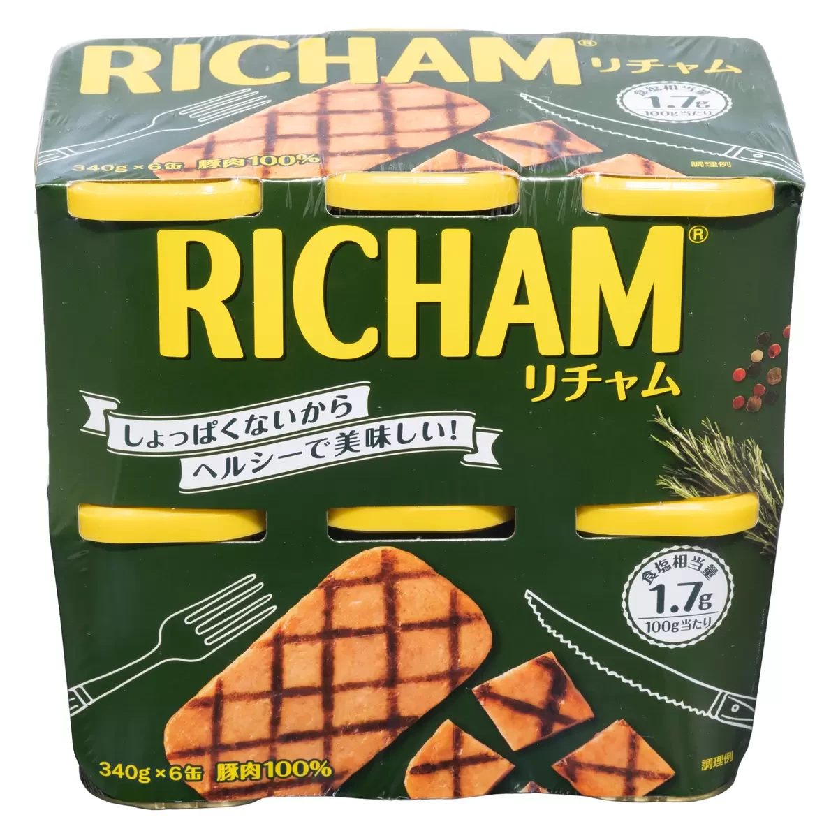 RICHAM 午餐肉罐頭 (6入組)