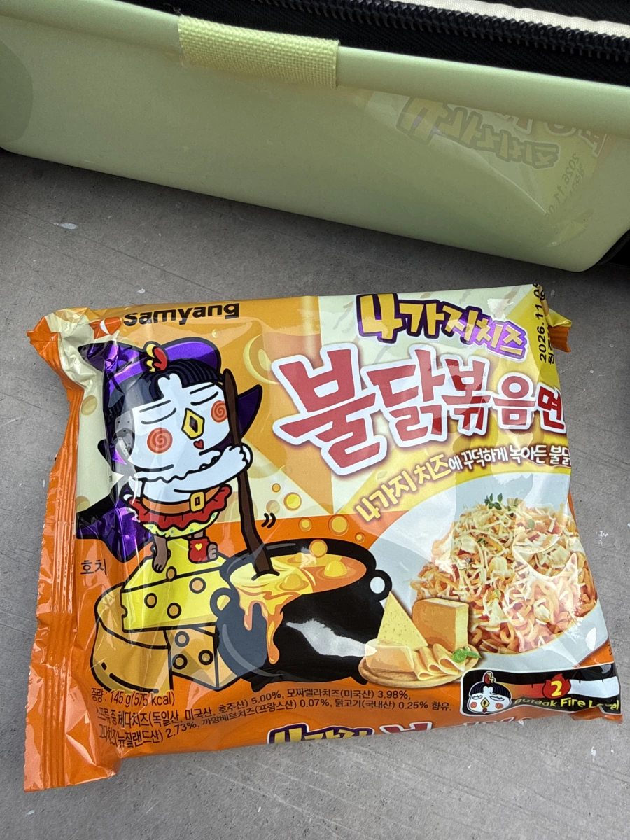 三養 4種起司辣雞炒麵