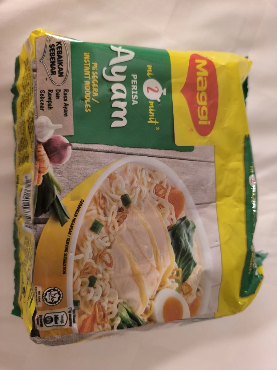 Maggi 雞肉口味快煮麵 (Maggi Mi 2 Minit Perisa Ayam)