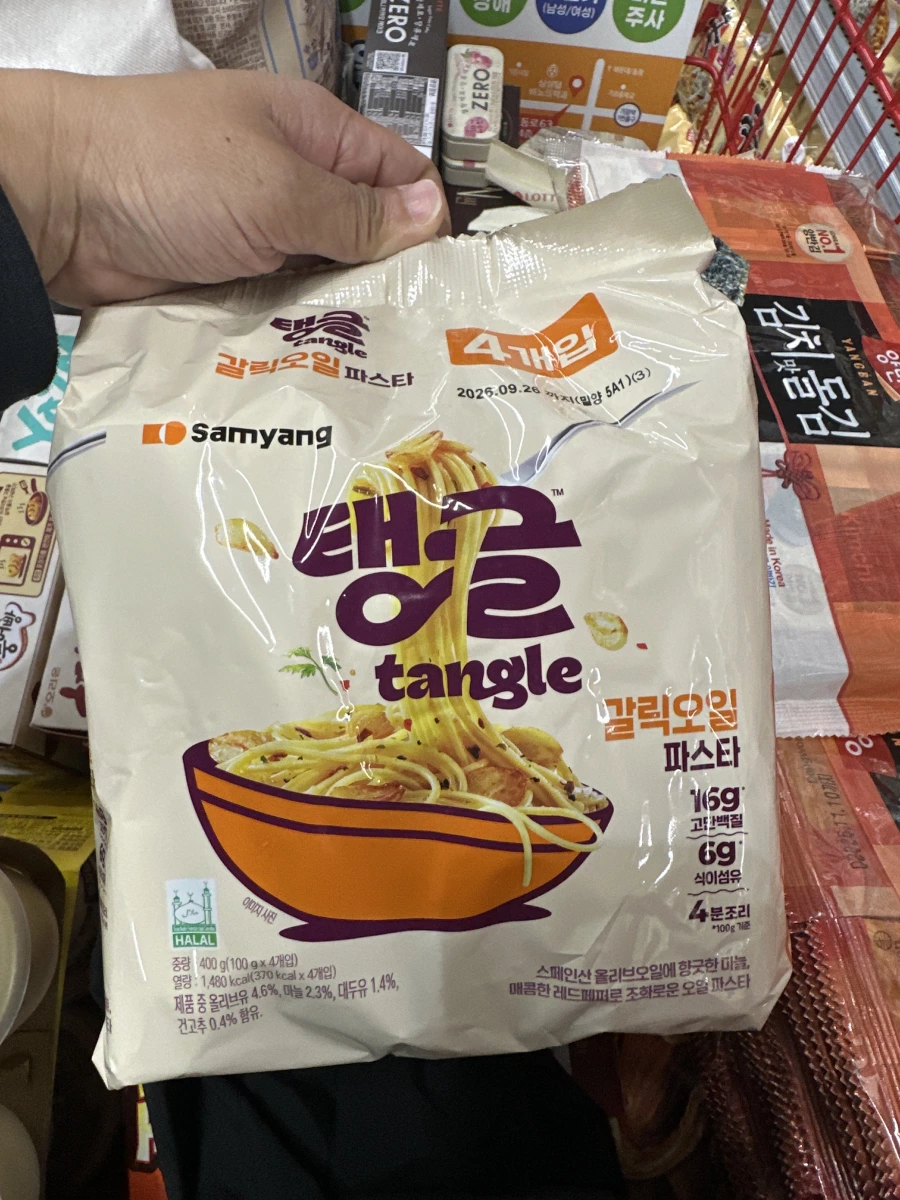 三養 Samyang Tangle 蒜油義大利麵