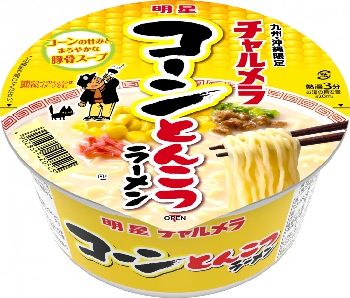 明星食品 Charumera 玉米豚骨拉麵 (九州沖繩限定)
