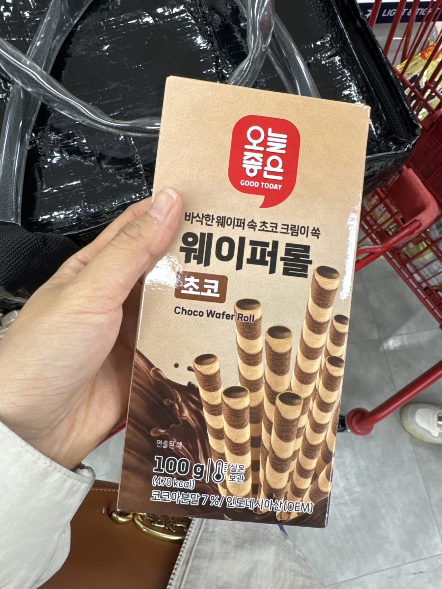 韓國 Lotte Mart「今日好物」(Good Today) 巧克力脆捲