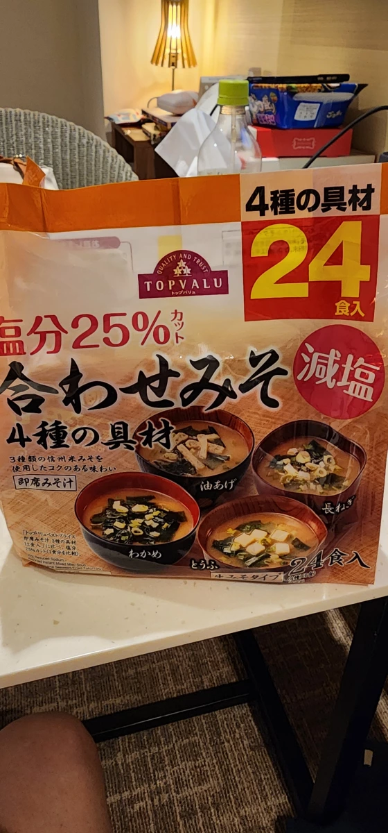 TOPVALU 減鹽綜合味噌湯（24食入）