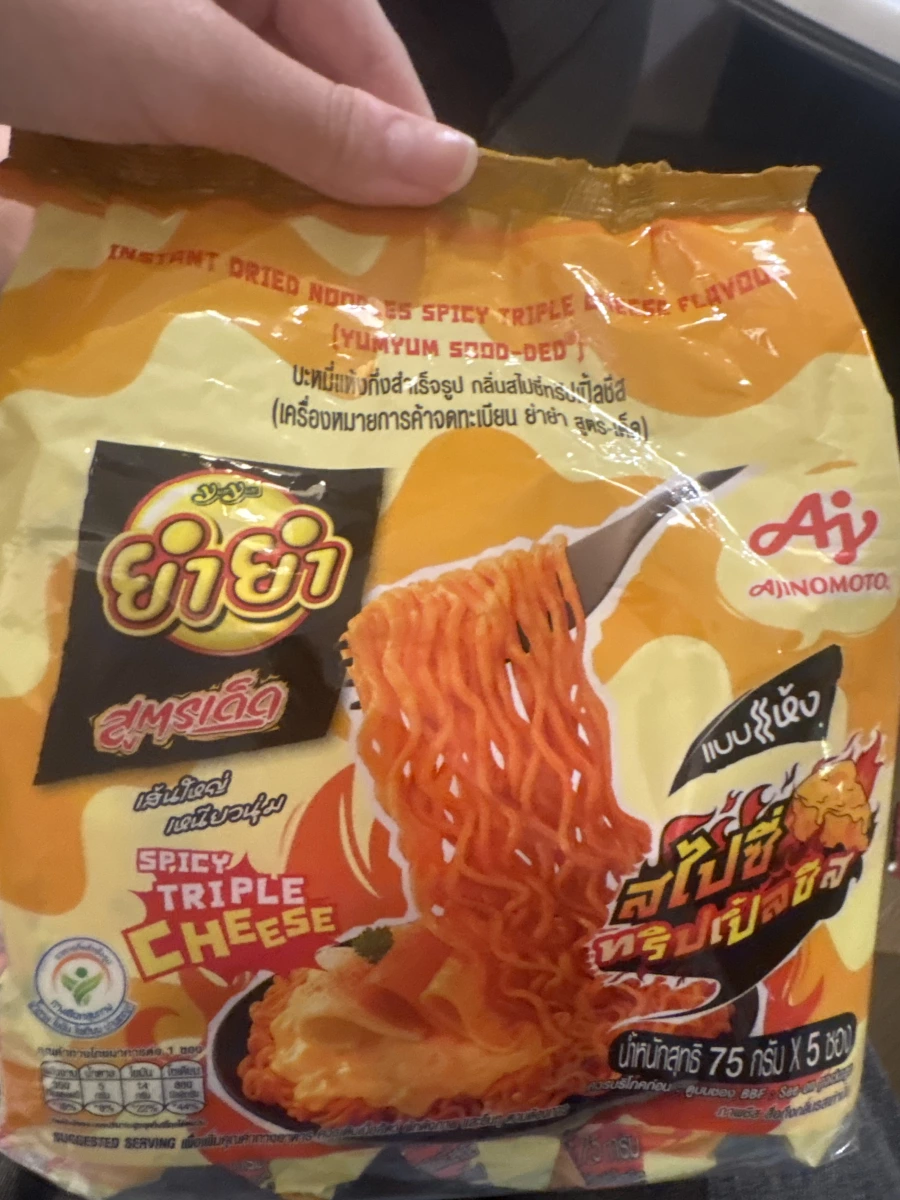 YumYum Sood-Ded 三重起司辣味乾拌麵