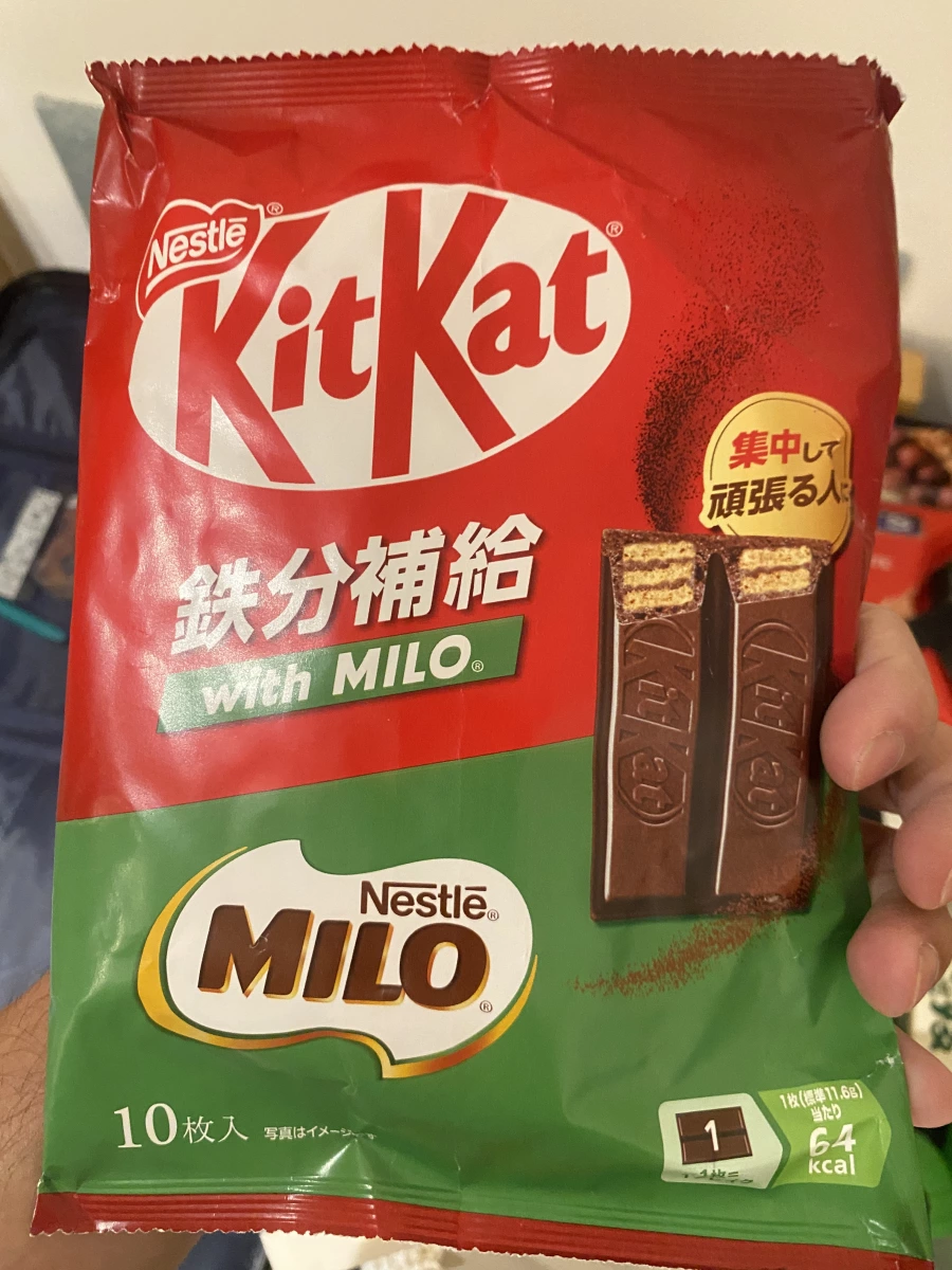 雀巢 KitKat 奇巧美祿威化巧克力（鐵分補給）