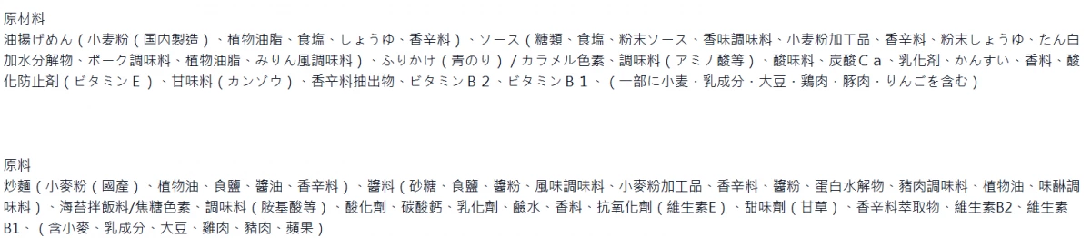 日清醬燒炒麵 5包裝