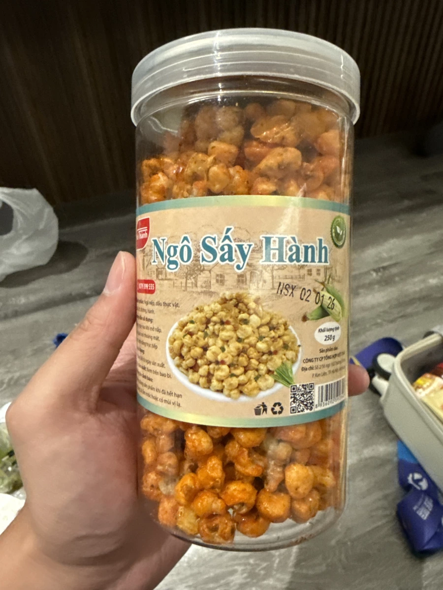 越南烘烤蔥香玉米粒 (Ngô Sấy Hành)